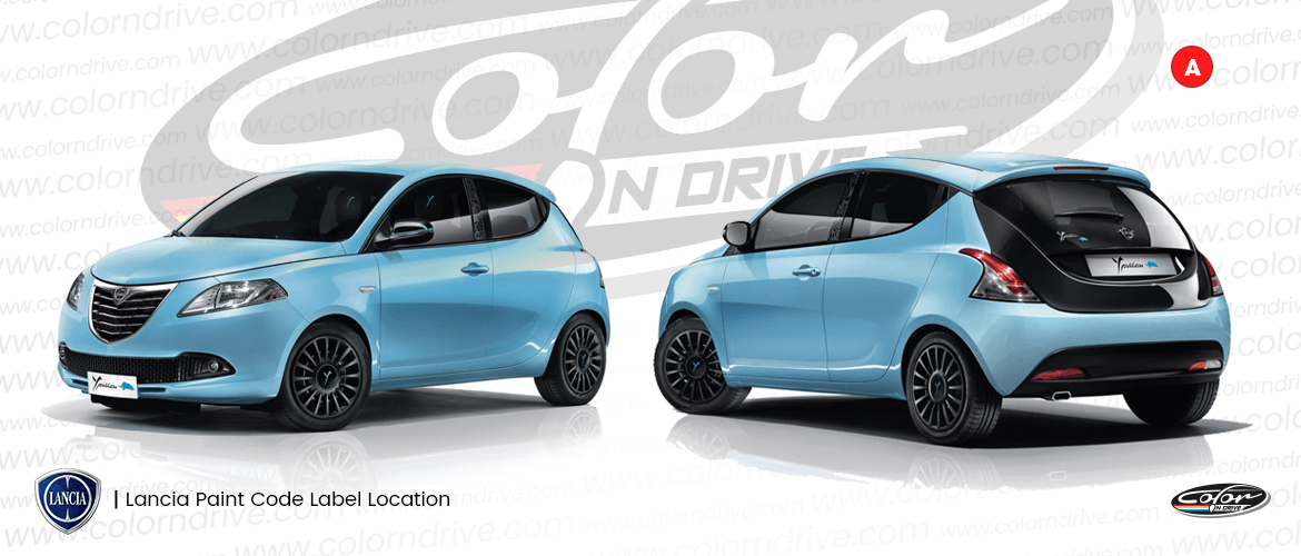 مخطط موقع ملصق كود لون LANCIA